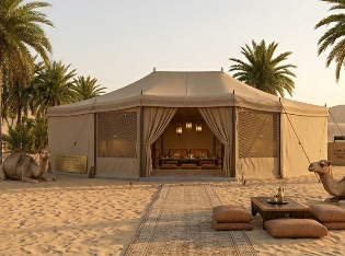 خيام ملكية - بيوت شعر في الأحساء - الهفوف 