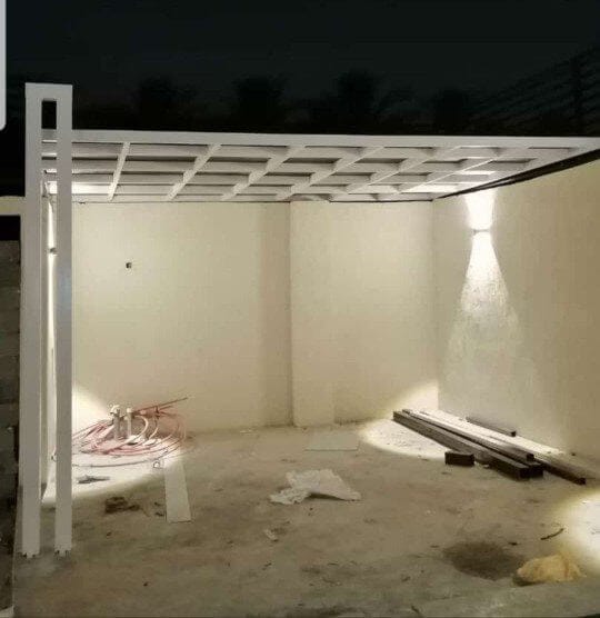 برجولات خشبية وحديدية في الأحساء